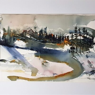 The-old-sawmill by Lena Churm